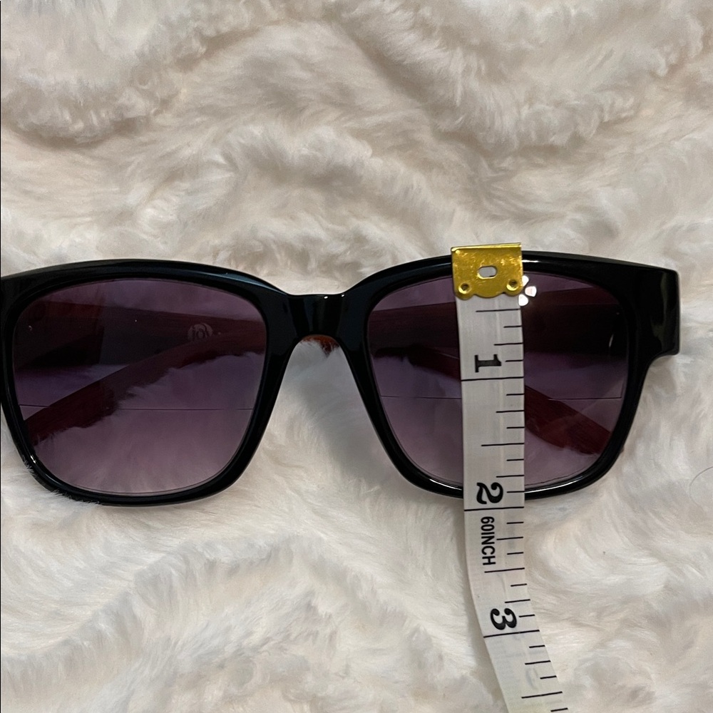 Joy Mangano +2.00 Blue, Brown Readers & Black Sunglasses - Picture 13 of 15